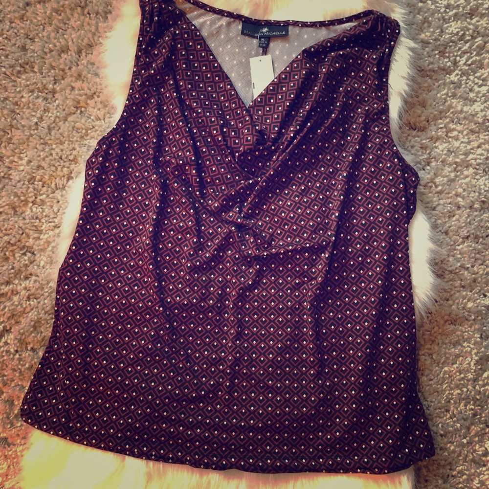 Madison Michelle Drape Top